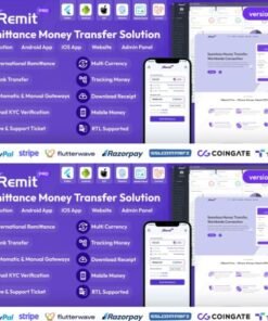 XRemit Pro - Remittance Money Transfer Full Solution